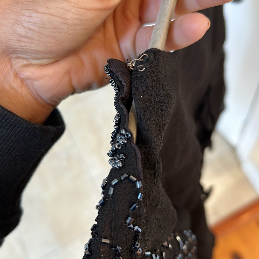 Vintage Embroidered Beaded Top - Picture 6 of 6